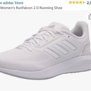 Womens white adidas shoes